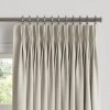 Pinch Pleat Drapery in Classic Linen